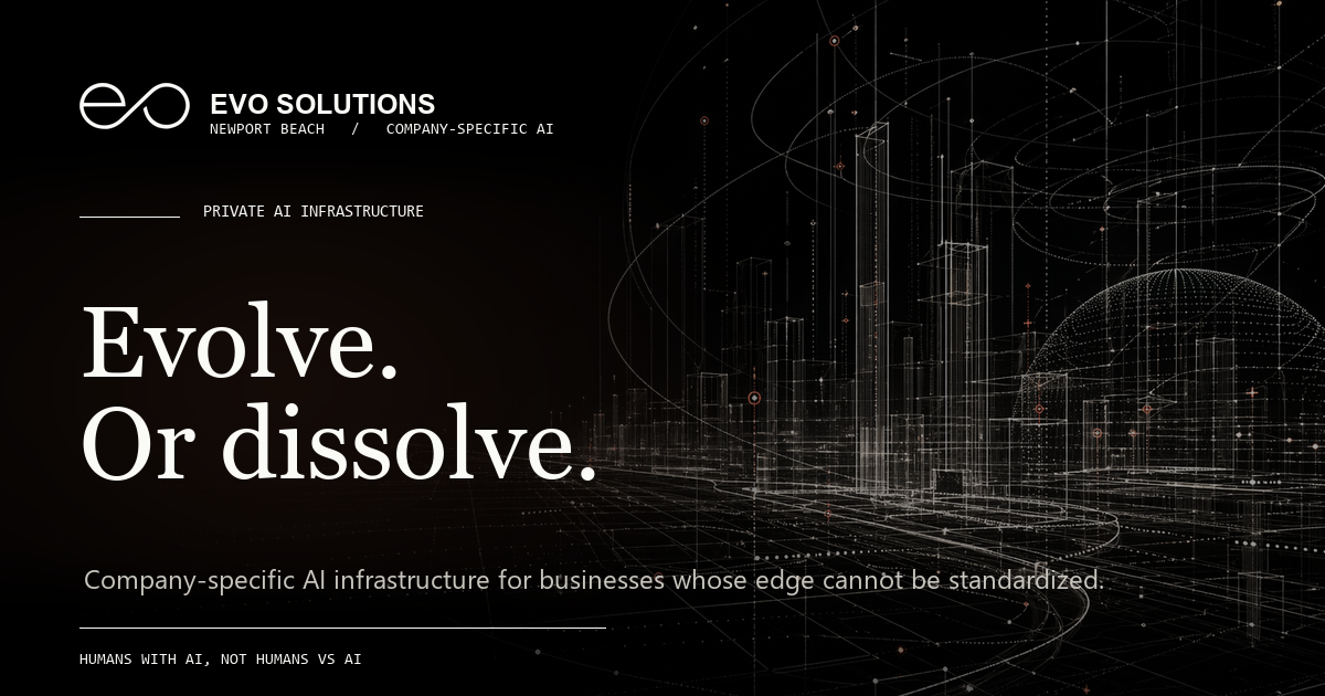 Evo Solutions — Company-Specific AI Infrastructure